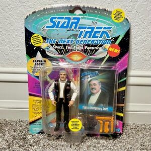 Playmates Toys Star Trek Next Generation Captain Montgomery Scott Action Figure